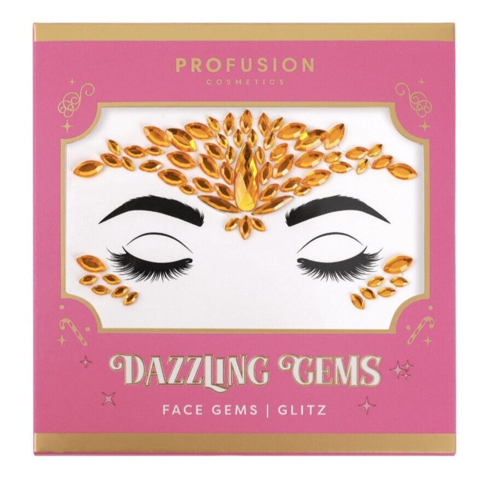 Profusion Cosmetics Multicolor Dazzling Face and Body Gems - Glitz